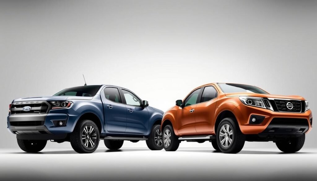 fuel economy comparison of Ford Ranger and Nissan Frontier