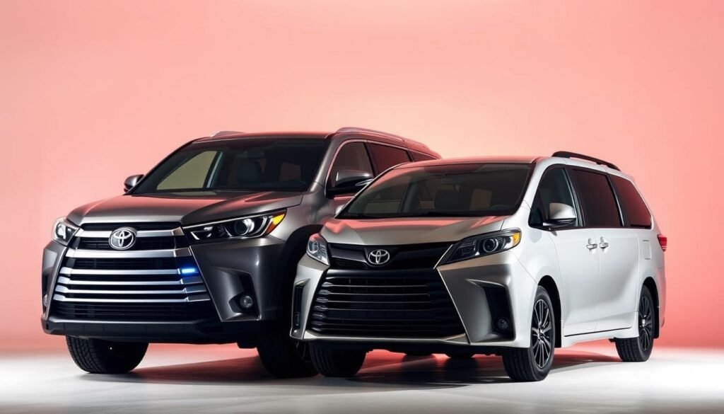 highlander vs sienna specs