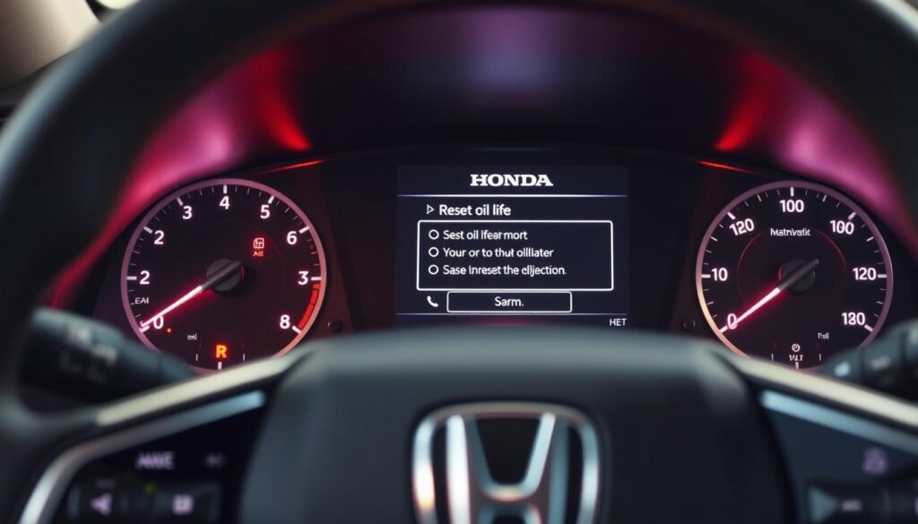 honda accord oil life reset