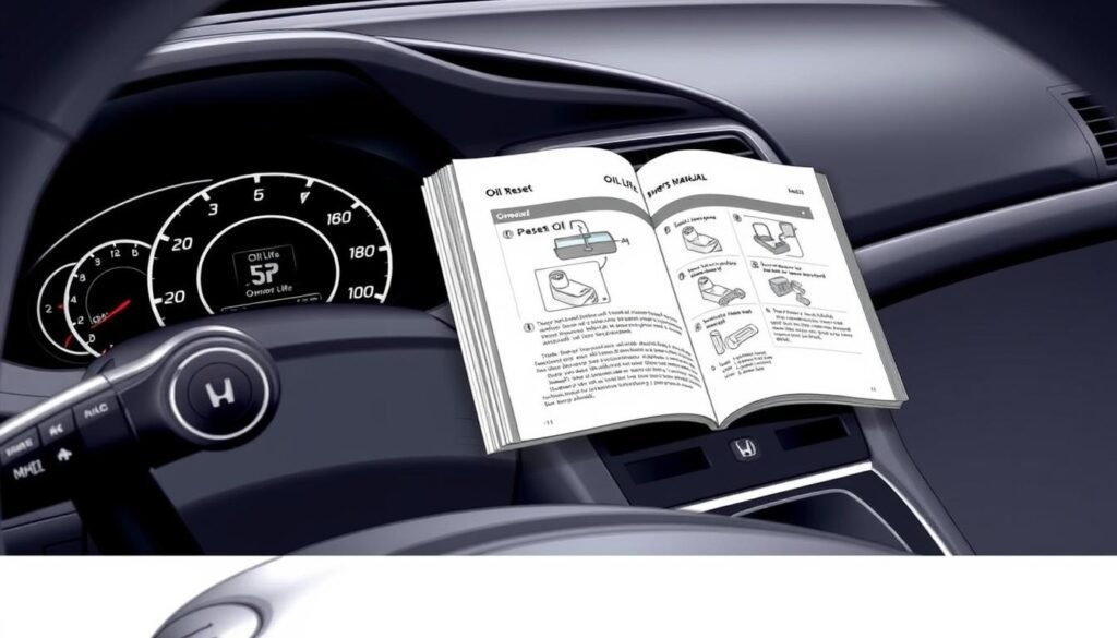 honda accord oil reset procedure