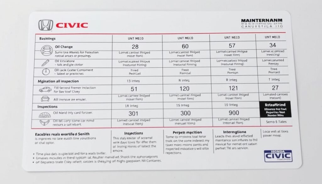 honda civic maintenance schedule honda civic maintenance schedule