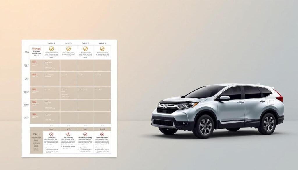 honda cr v recommended service timeline