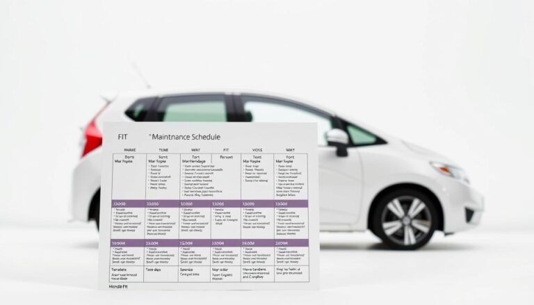 honda fit maintenance schedule