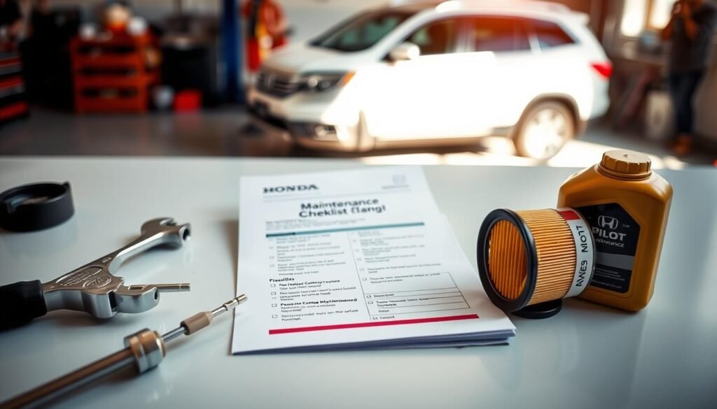 honda pilot maintenance checklist