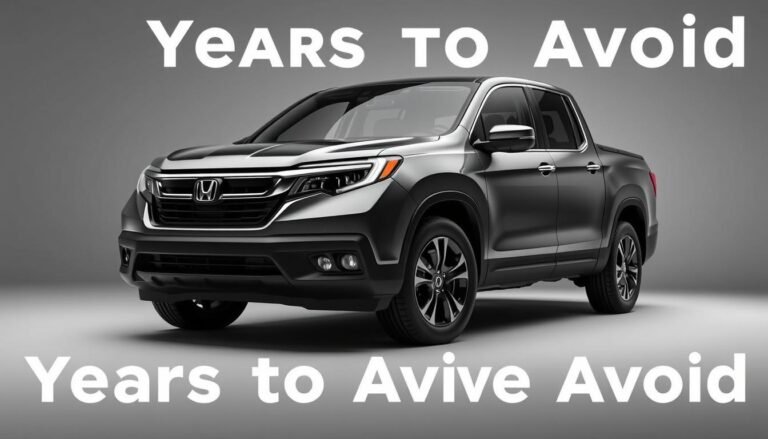 honda ridgeline years to avoid