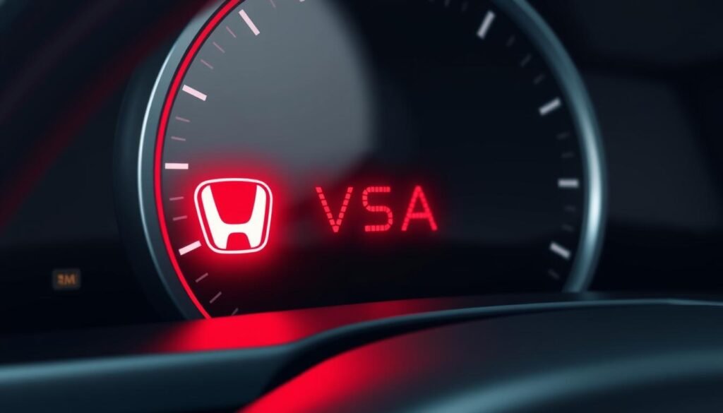honda vsa light blinking