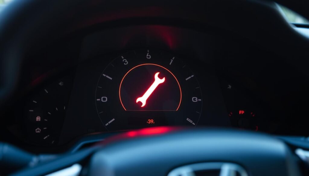 honda wrench light on