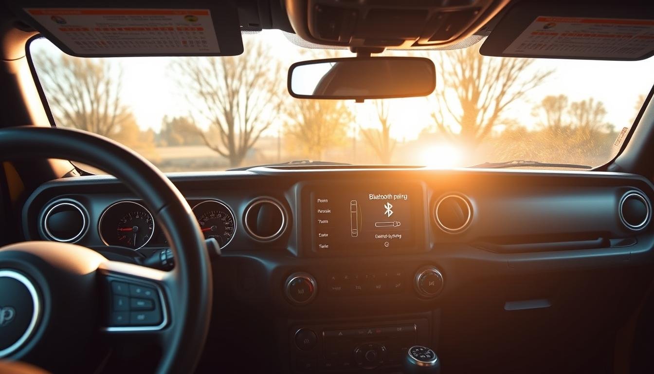 how to connect to jeep wrangler bluetooth