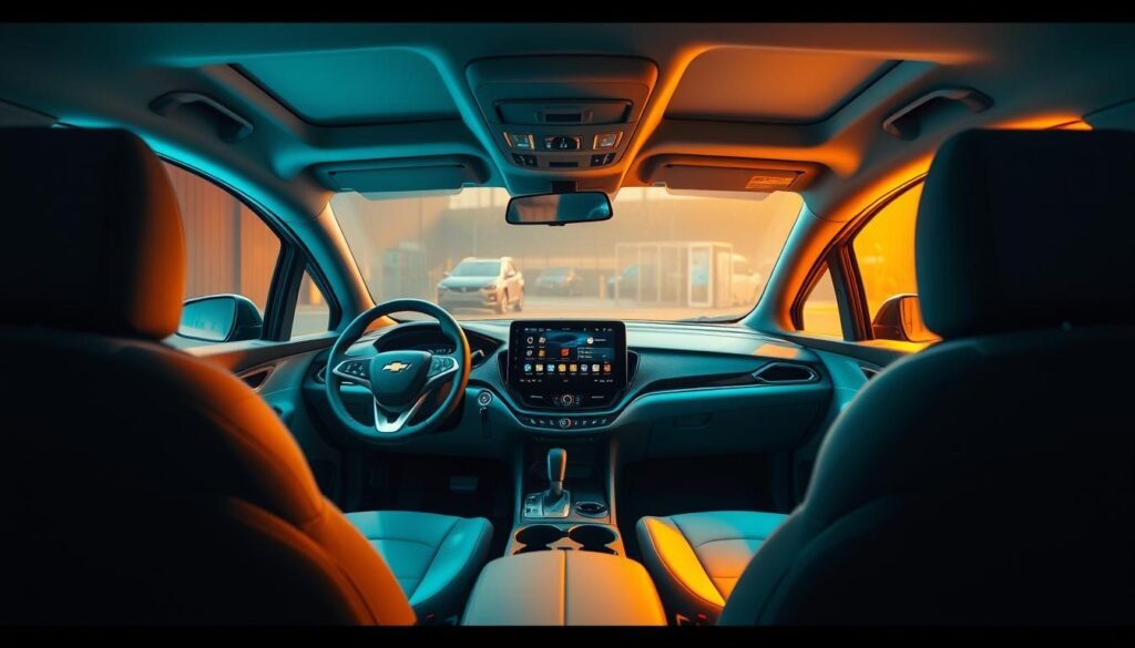 inside chevy bolt ev