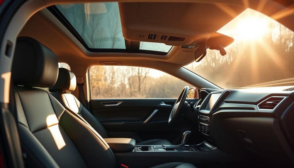 interior comfort Ford Edge