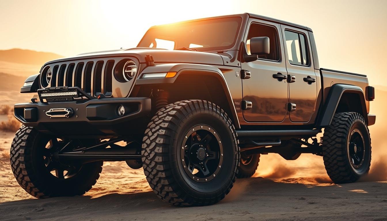 jacked up jeep gladiator