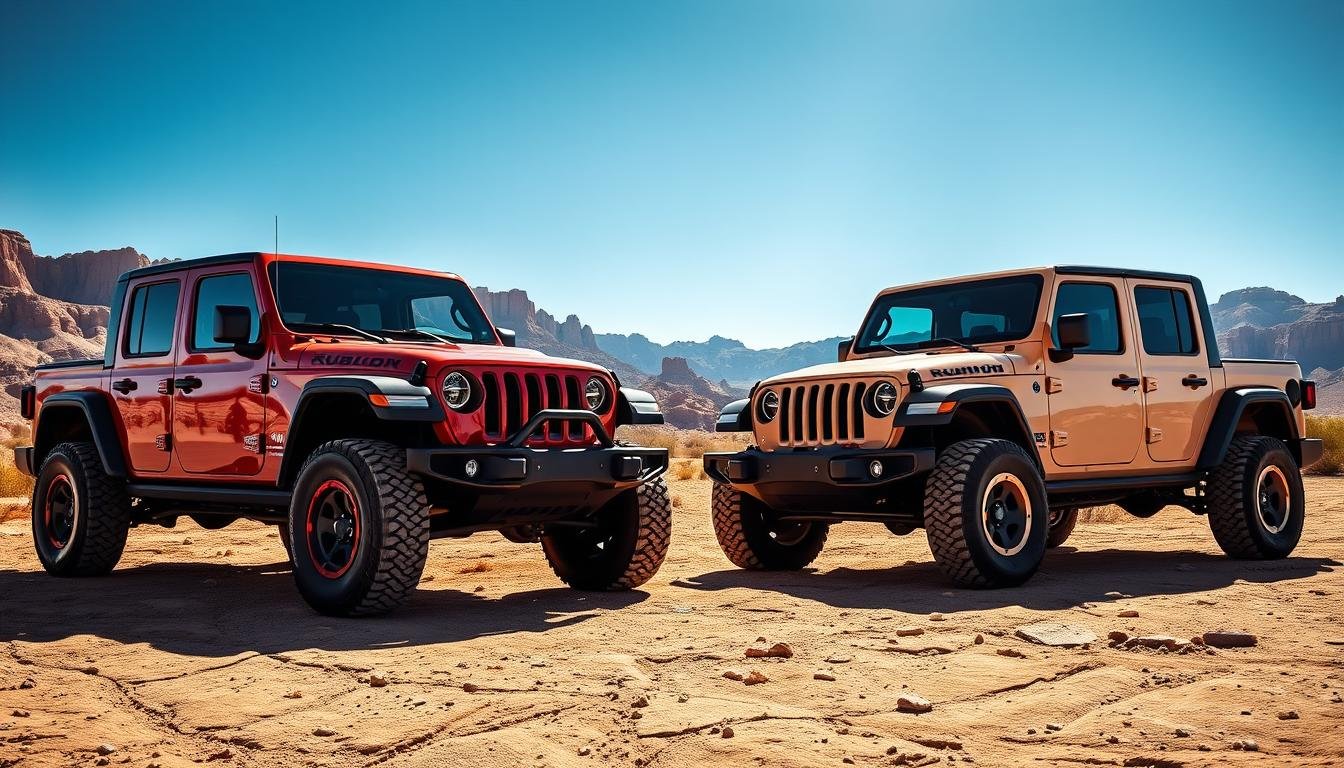 jeep gladiator rubicon vs mojave