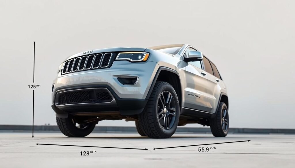 jeep grand cherokee height in inches