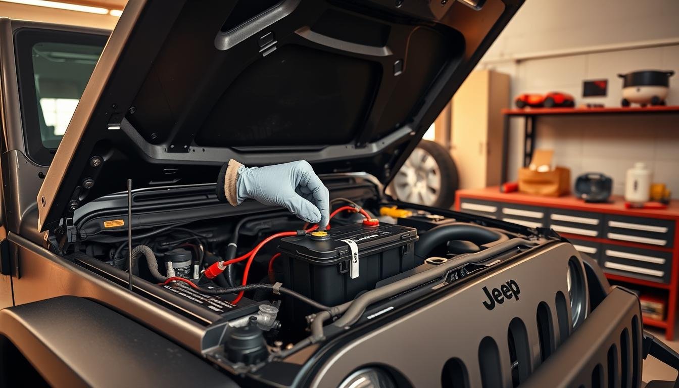 jeep wrangler battery replacement