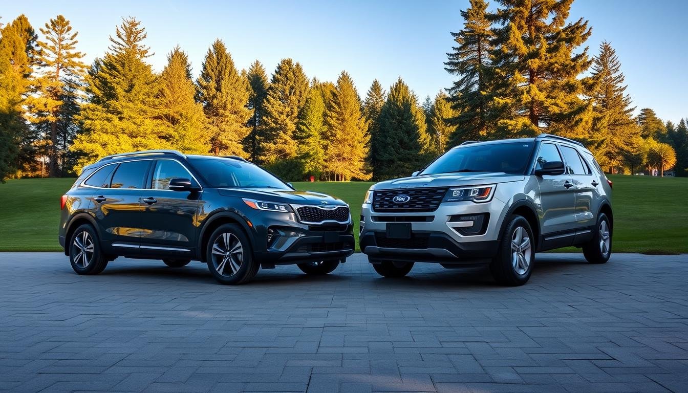 kia telluride vs ford explorer