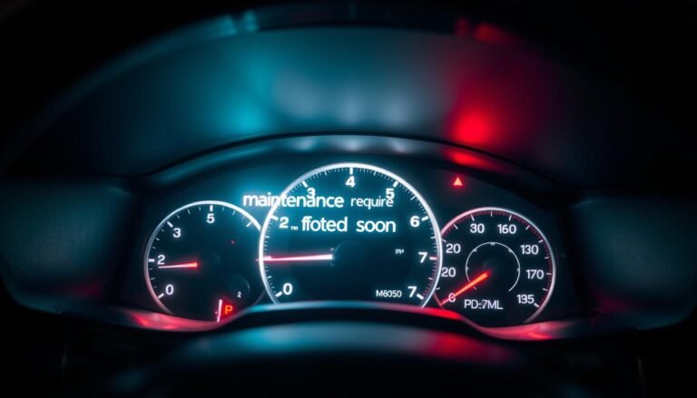 maintenance required soon toyota