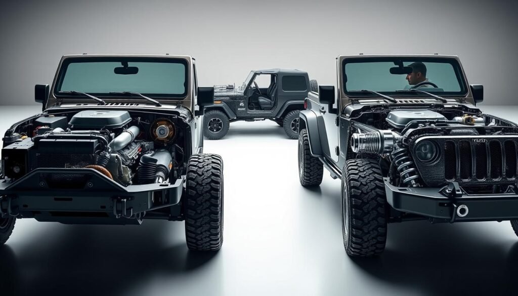 mechanical differences jeep jl vs jk
