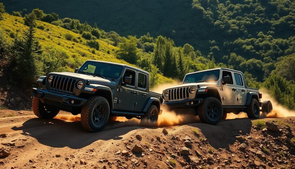 off-road performance comparison of Jeep vehicles