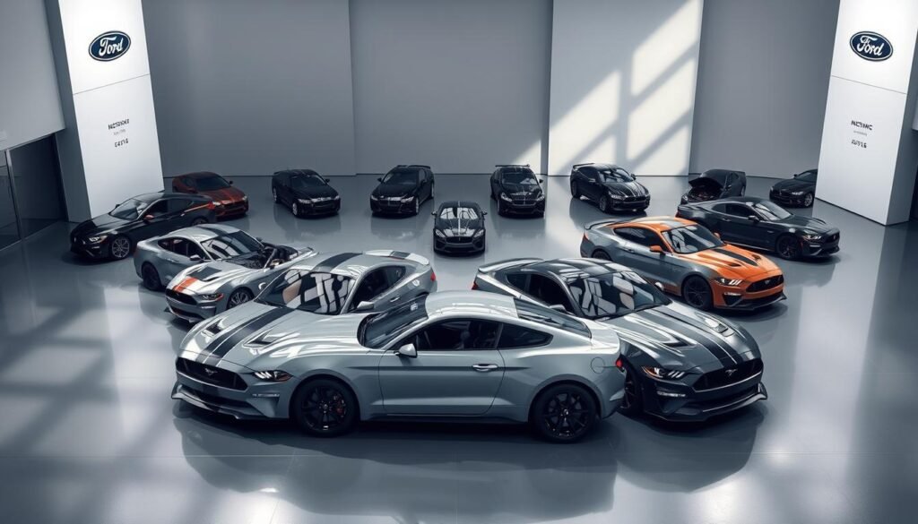 overview of Mustang trims