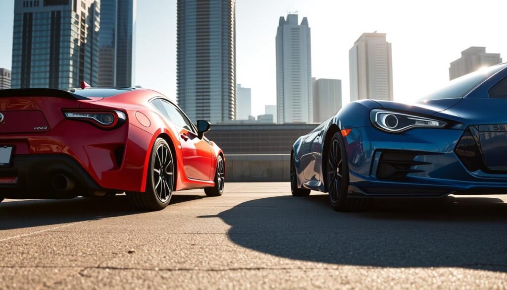 performance comparison toyota 86 vs subaru brz