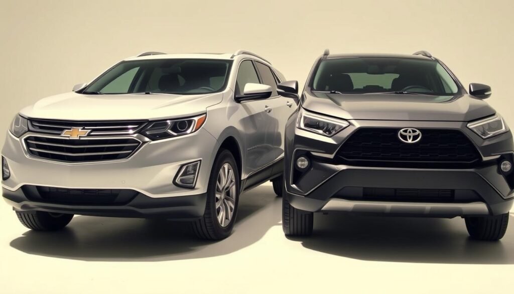 performance specs of Chevy Equinox and Toyota RAV4