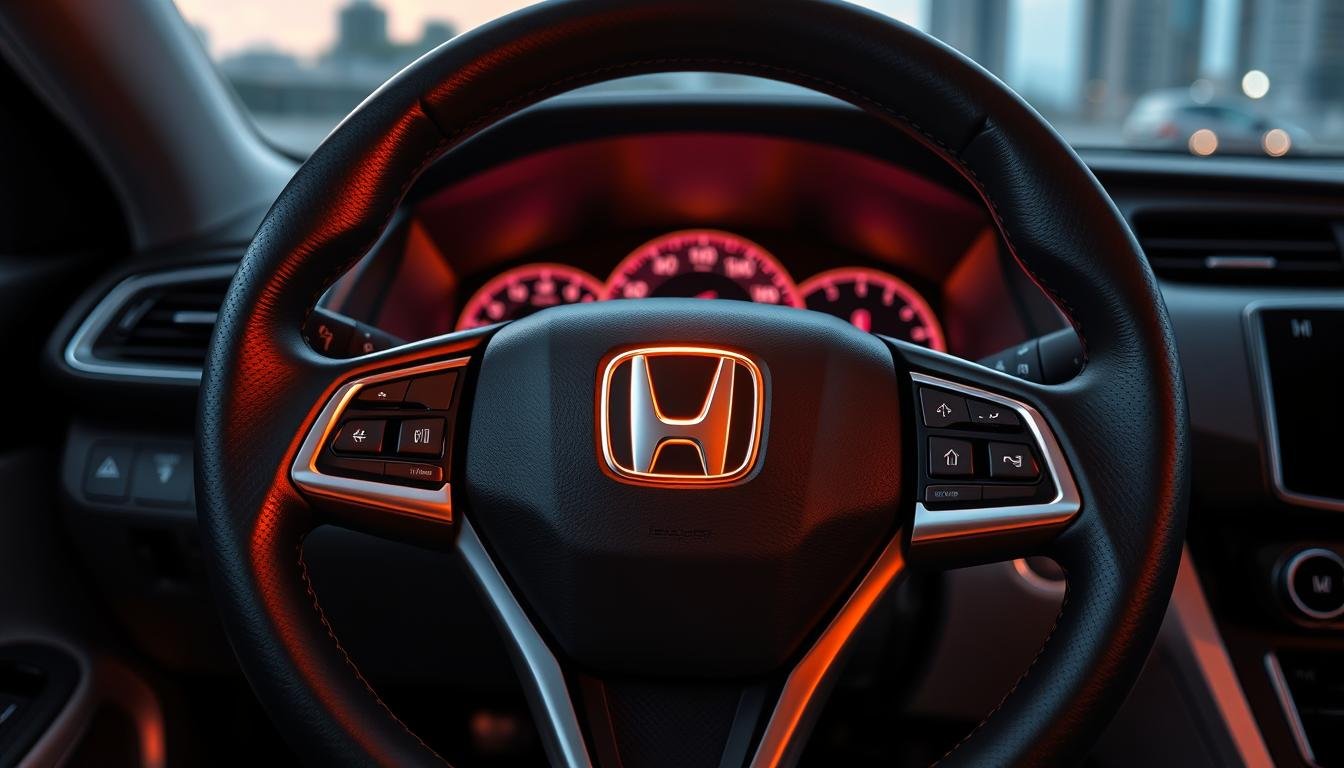 steering wheel exclamation point honda