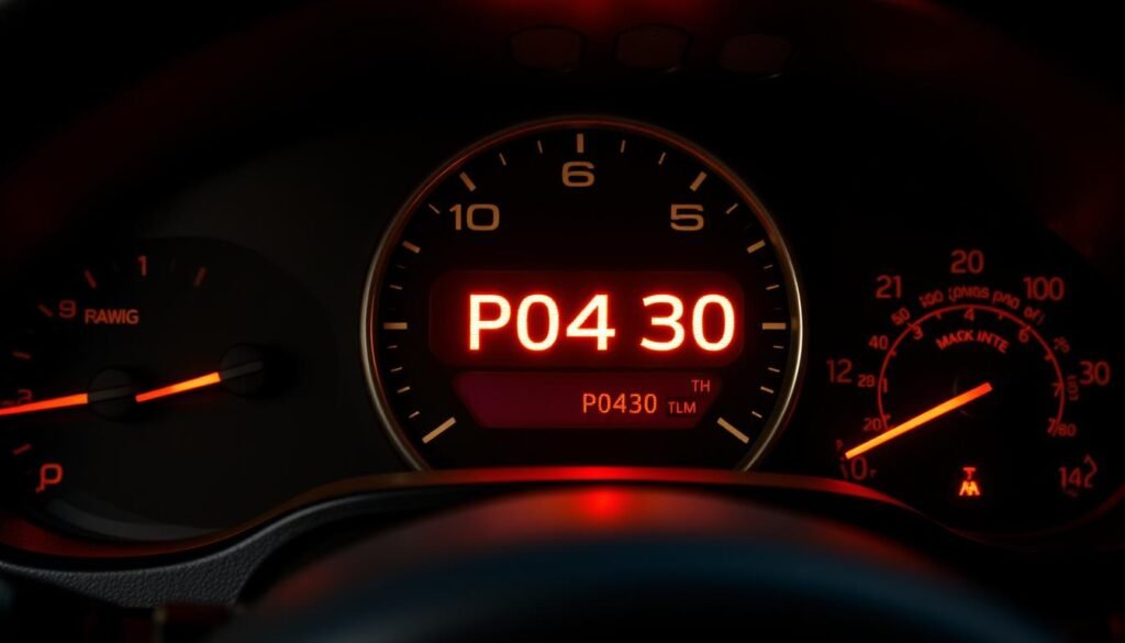 symptoms of p0430 code
