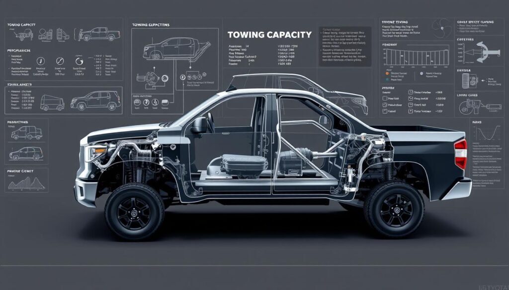 towing capacity illustration for truck specifications