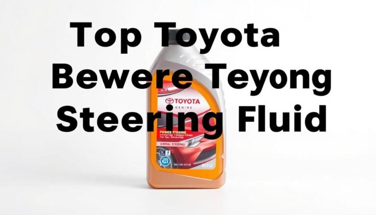 toyota power steering fluid
