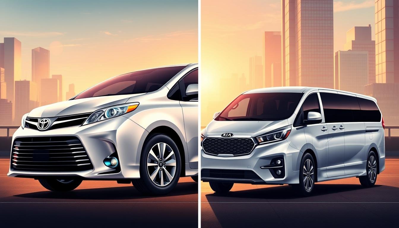toyota sienna vs kia carnival