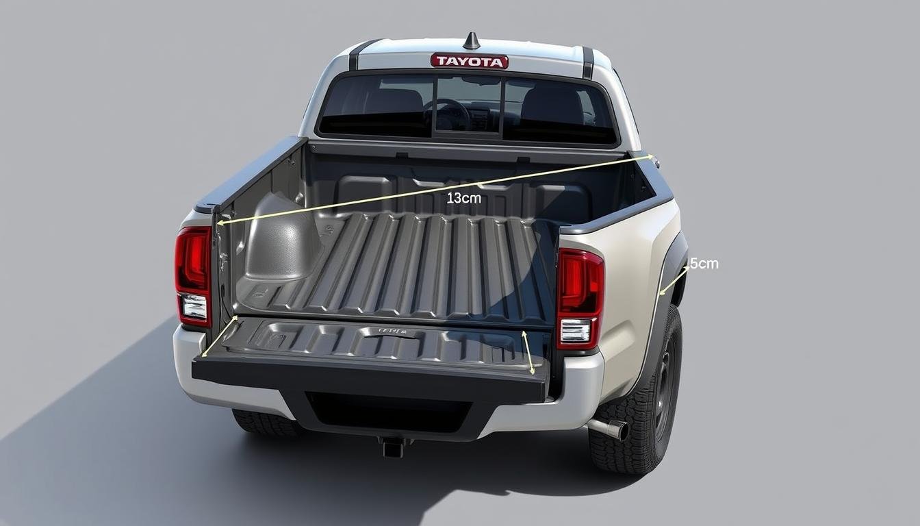 toyota tacoma bed dimensions