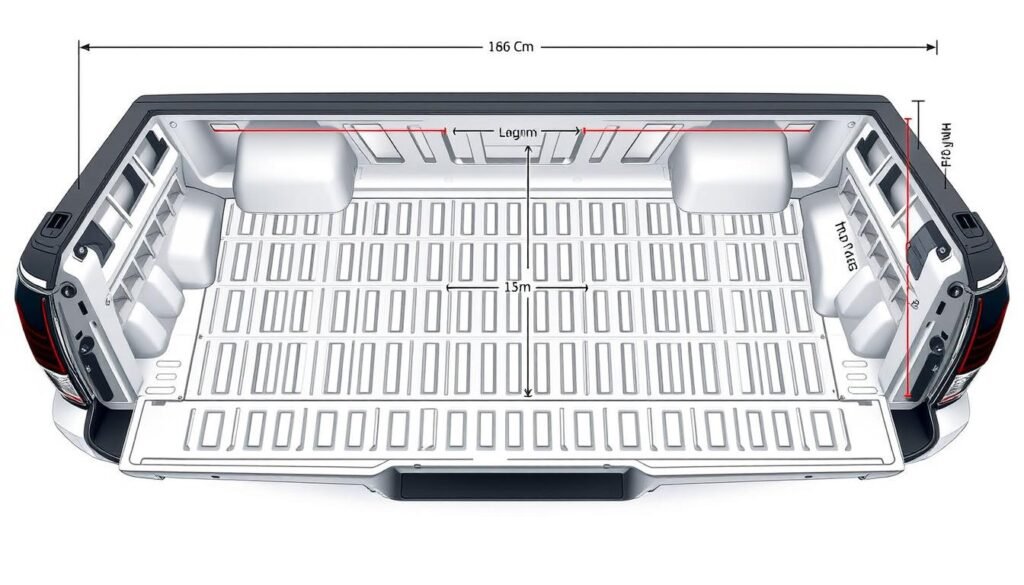 toyota tacoma bed measurements