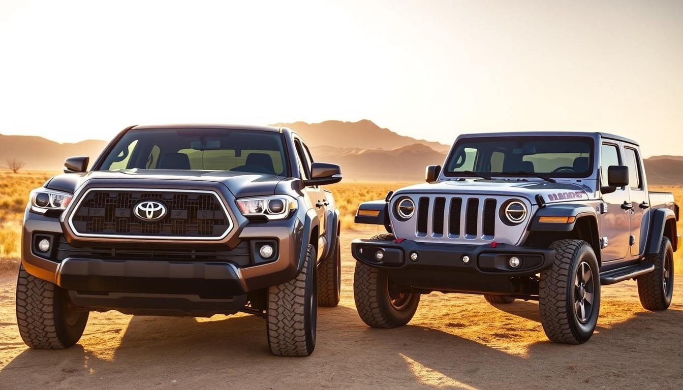 toyota tacoma vs jeep gladiator