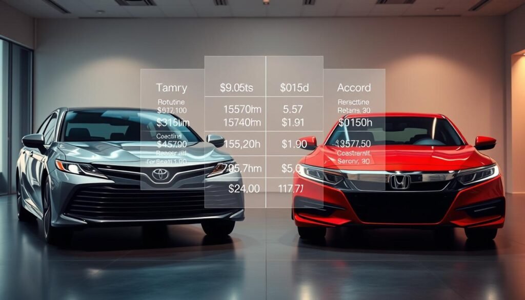 toyota vs honda maintenance costs comparison