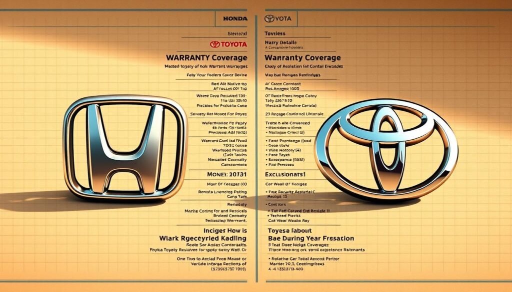 warranty comparison honda toyota