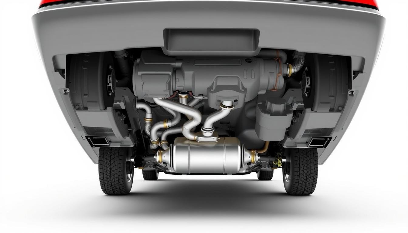 where is the catalytic converter located on a chevy cavalier